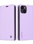 Iphone 13 Mini Telefon Kılıfı Için 5.4 Inç Kıvralı Pu Deri Cüzdan Kılıf Standı Manyetik Kapatma Koruyucu Telefon Kapak Light Mor (Yurt Dışından) 1