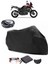 Honda Vfr 1200 x Crosstourer Siyah Arka Çanta Uyumlu Motosiklet Branda Su Geçirmez Dayanıklı Kumaş 1