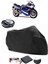 Suzuki Gsx-R 1100 Siyah Arka Çanta Uyumlu Motosiklet Branda Su Geçirmez Dayanıklı Kumaş 1