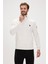 More Bear Full-Zip Hoodie Marshmallow Beyaz Fermuarlı Erkek Sweatshirt 3