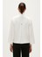 Lexi Half-Zip Off-White Beyaz Yarım Fermuarlı Kadın Sweatshirt 4