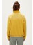 Eva Half-Zip Cider Sarı Yarım Fermuarlu Kadın Polar Sweatshirt 2