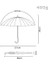 Büyük 16K Kanca Düz Çubuk Uzun Saplı Şemsiye (Yurt Dışından) 5