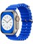 Apple Watch 8 45MM Için Oluklu Ocean Silikon Kordon Kayış - FC007 1