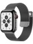 Apple Watch 9 41MM ile Uyumlu Metal Mıknatıslı Kordon Kayış - FC158 1