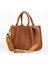 Kadın Taba Çapraz Askılı Fermuarlı Tote Bag Omuz Çantası 2