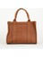 Kadın Taba Çapraz Askılı Fermuarlı Tote Bag Omuz Çantası 3
