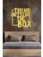 "think Outside The Box" Duvar Dekoru - Süsü, Ahşap Dekoratif Tablo 3
