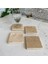 Taş Bardak Altlığı Stone Coasters - 4lü Set Doğal Taş 2