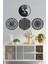 Yaşam Çiçeği, Sri Yantra, Torus ve Yin Yang 4'lü Set Duvar Tablosu 3