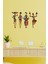 4 Parça Afrikalı Kadın Etnik Desenler Dijital Baskı Mdf Set Ahşap Dekoratif Tablo 2