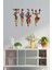 4 Parça Afrikalı Kadın Etnik Desenler Dijital Baskı Mdf Set Ahşap Dekoratif Tablo 4
