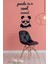Panda ve Motto Duvar Dekoru - Süsü, Ahşap Dekoratif Tablo 1