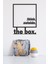 "think Outside The Box" Duvar Dekoru-Süsü, Ahşap Dekoratif Tablo 1