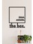 "think Outside The Box" Duvar Dekoru-Süsü, Ahşap Dekoratif Tablo 4