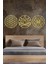 Kutsal Geometri 3'l Ü Set Sri Yantra, Lotus Çiçeği, Yaşam Çiçeği Duvar Dekoru, Tablo 2