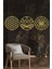 Kutsal Geometri 3'l Ü Set Sri Yantra, Lotus Çiçeği, Yaşam Çiçeği Duvar Dekoru, Tablo 4
