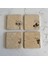 Taş Bardak Altlığı Stone Coasters 4 Lü Set - Hindiba 1