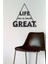 "life Is Great" Duvar Dekoru-Süsü, Ahşap Dekoratif Tablo 1