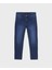 Kışlık Erkek SlimFit Denim Pantolon Koyu Mavi 2