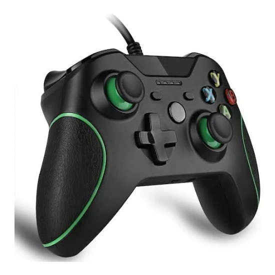 Crk Teknoloji  Xbox One Kablolu Oyun Kolu Gamepad Controller + Pc