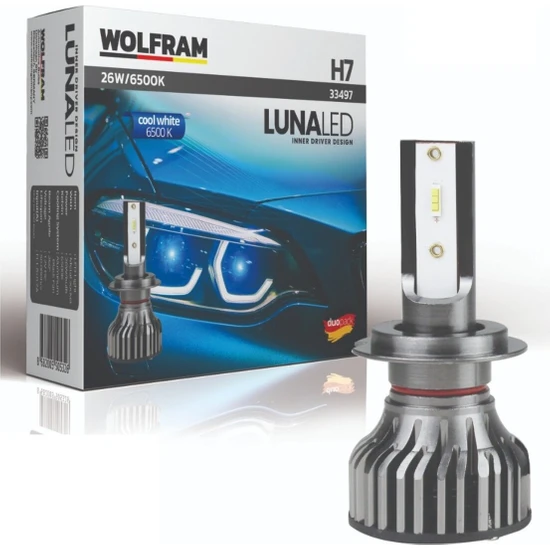 Wolfram Luna H7 LED Far Ampul Takımı