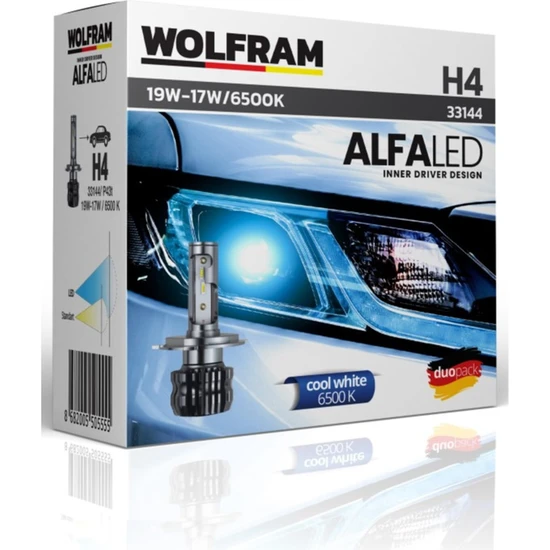 Wolfram Alfa H4 LED Far Ampul Takımı