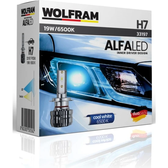 Wolfram Alfa H7 LED Far Ampul Takımı