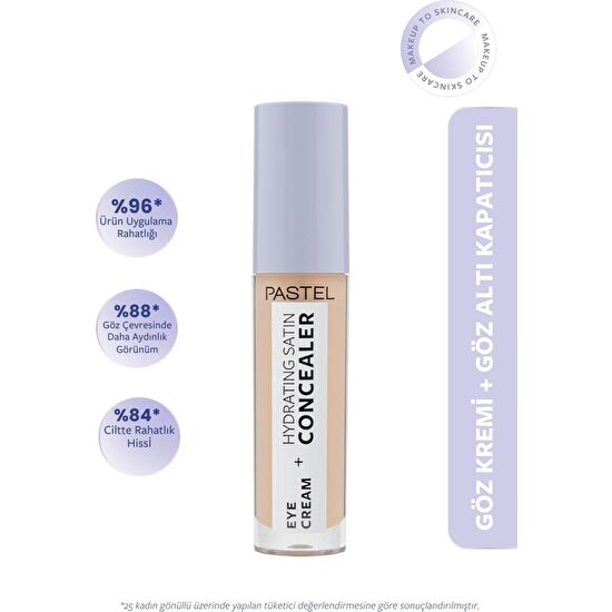 Pastel Eye Cream+Hydrating Satin Concealer 62