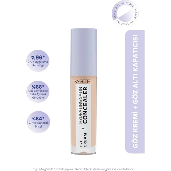 Pastel Eye Cream+Hydrating Satin Concealer 61
