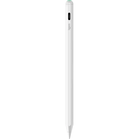 Loges Ipad Uyumlu Kapasitif Palm Rejection Manyetik Dokunmatik Stylus Kalem iPad Çizim Kalemi Tilt Fonksiyonu Manyetik Kablosuz/kablolu Şarj