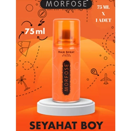 Morfose Hair Sprey 75 ml Extra Strong Seyahat Boy
