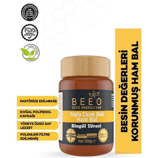 Bee' o Bingöl Yöresi (Ham Bal) 500 gr