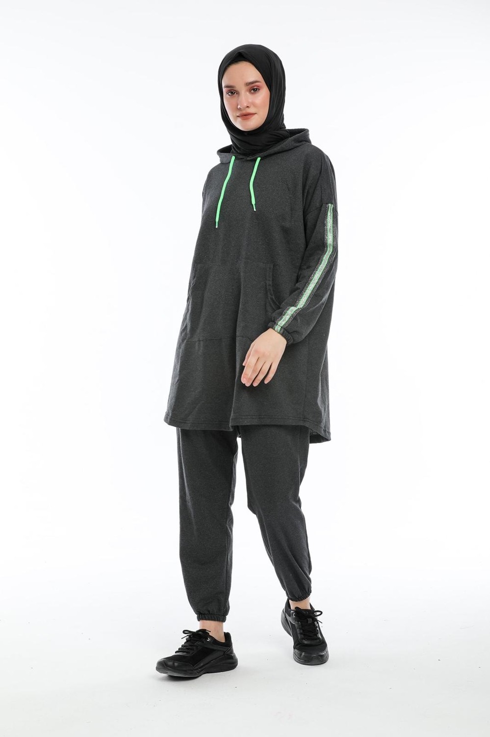 Cng Moda Oversize Model Tesettür Eşofman Takımı görsel 5