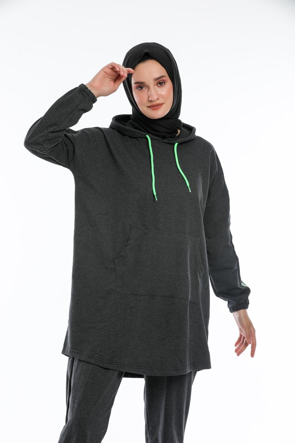 Cng Moda Oversize Model Tesettür Eşofman Takımı görsel 6