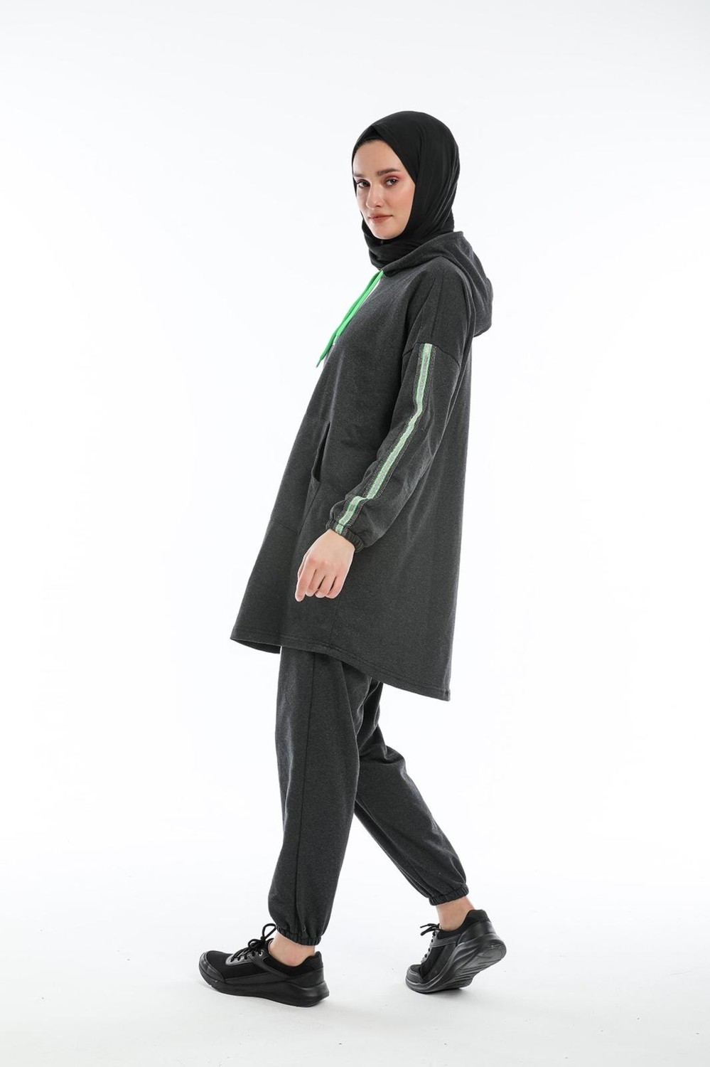Cng Moda Oversize Model Tesettür Eşofman Takımı görsel 7