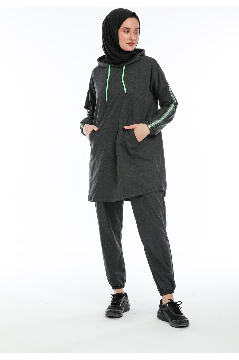 Cng Moda Oversize Model Tesettür Eşofman Takımı görsel 8
