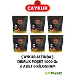 Çaykur Altınbaş Demlik Poşet Siyah Çay 1000 gr x 6 Adet Kolay Demlik Çay