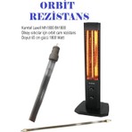 Polat Kumtel Luxell MH1800 BH1800 Dikey Isıtıcı İçin Orbit Cam Rezistans Takımı 65 cm 1800 Watt