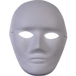 Tüftürük Boyanabilir Boyama Maskesi Kağıt Karton Maske 5 Adet