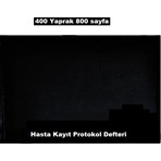 Sert Kırtasiye Hasta Kayıt Protokol Defteri 400 Yaprak 800 Sayfa