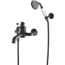 Bocchı Burlington Banyo Bataryası ve El Duşu Seti Antik Siyah 1004-0030-AB