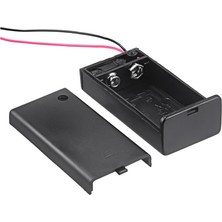 Kapaklı Açma/kapama Anahtarlı 9 Volt Pil Yuvası (IC-233D)