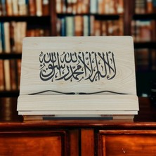 İsfahan TA Kitap Okuma Standı Masaüstü Ahşap Kuran Rahlesi Tablet Tutucu