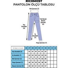 Richmost Yüksek Belli Astarsız Cepli Boyfriend Kadın Kot Pantolon Jean