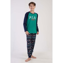 Vienetta Pamuklu Erkek Çocuk Uzun Kol Pijama Takım(9-10/15-16)
