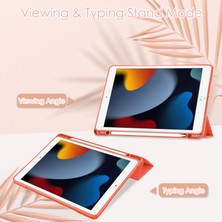 Seniee iPad 9 2021 Için Darbeye Dayanıklı Tablet Kılıfı Kalem Yuvalı Darbeye Dayanıklı Tablet Kılıfı (Yurt Dışından)