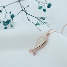 Neva Jewelry 925 Ayar Fantastik Beyaz Balık Modelli Gümüş Kolye