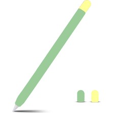 Basias Apple Pencil 2. Nesil Uyumlu Silikon Koruma Kılıfı (2 Silikon Başlık)