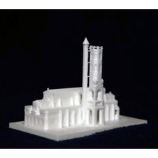 3duman Saint Catherin Kilisesi Figürü  Beyaz  10 x 15 cm